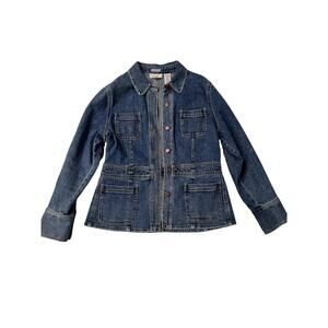 Vintage Jones Sport Retro Jean Jacket Medium Wash Size Medium Cowgirl Festival